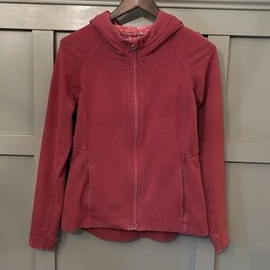 Lululemon Take Ten Hoodie Sweatshirt Full Zip Rosewood Size 6
